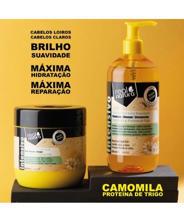 Pro-Loiros Cabelos loiros, naturais, pintados ou descoloridos - Real Natura