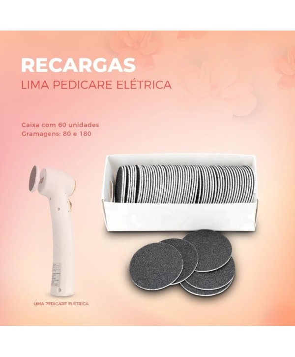 Recargas Lima Pedicare Elétrica GL Nails