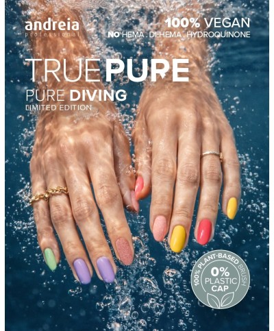 MAI'26 Coleção TRUE PURE PURE DIVING - Verniz Gel Vegan Andreia Professional