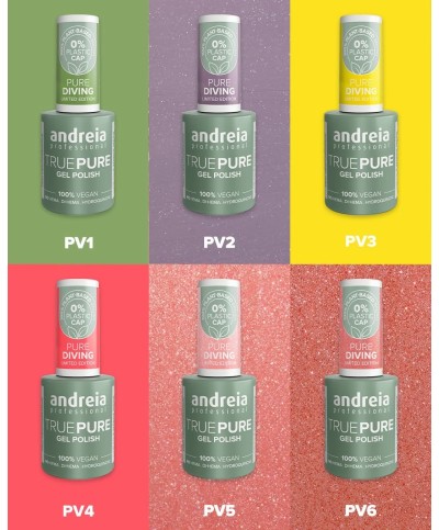 MAI'26 Coleção TRUE PURE PURE DIVING - Verniz Gel Vegan Andreia Professional