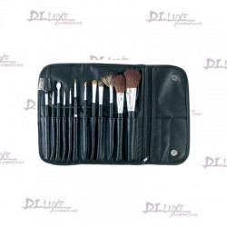 Conjunto de 12 Pincéis de Cosmética