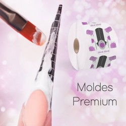 Moldes 500unidades Purple Professional