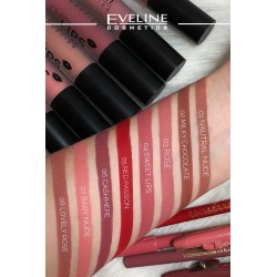 Lipstick Matt & Lip Liner Contour (Batom Líquido Matte & Lápis de Contorno) - Eveline Cosmetics