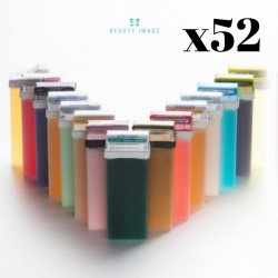 Caixa 52 unidades - Cera Depilatória (com bandas) Roll On 110ml - Beauty Image