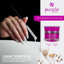 Gel de Construção Bifásico 50grs Purple Professional