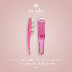 Escova Pó Plástico Removedora de Pó - Purple Professional