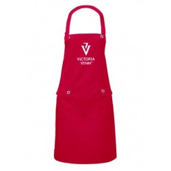 Avental de Trabalho Victoria Vynn Vermelho
