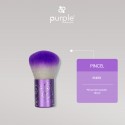 Pincel de Pó Metálico Decorado - Purple