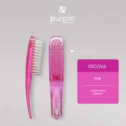 Escova Pó LUX Plástico Removedora de Pó - Purple Professional