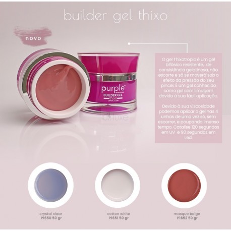 Gel de Construção Bifásico – BUILDER GEL THIXO - Purple