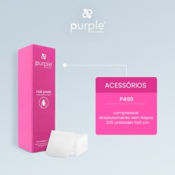 Nail Pads Compressas sem Fiapos - Purple Professional