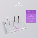 Suporte em Acrílico para Brocas - Purple Professional