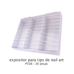 Expositor para 30 Tips de Nail Art - Purple