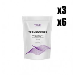 PACK'S - Pó Descolorante Violeta Intenso 7 Tons TRANSFORMER 500grs Violet Hair Cosmetics