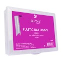 Plastic Nail Forms Curvatura C (Extensão de unha) 120 unid. - Purple Professional