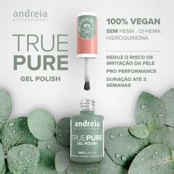 Verniz Gel TRUE PURE 10.5ml sem HEMA, Di-HEMA e hidroquinona - Andreia Professional