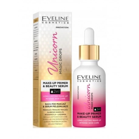 Primer Serum Make-up 2em1 Unicorn 30ml Eveline