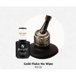 Flake No Wipe Top Coat 15ml - Purple