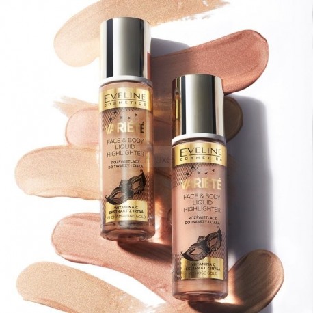 Iluminador Líquido de Rosto e Corpo VARIÉTÉ 30ml - Eveline