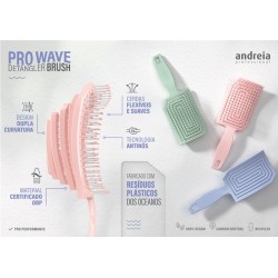 PRO WAVE – DETANGLER BRUSH - Escova Bio Frendly Desembaraçadora - Andreia Professional