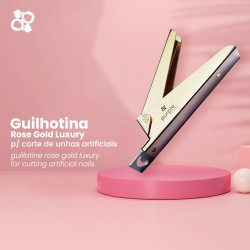 Guilhotina Corta Tips Rose Gold Luxury - Purple